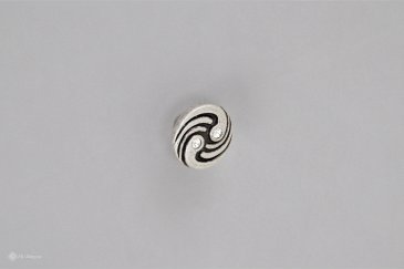 WPO726 мебельная ручка-кнопка состаренное серебро и кристаллы Swarovski