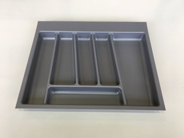 Лоток для столовых приборов Trend II, в ящик 600/450, серый орион матовый