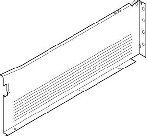 METABOX, Царга H, 150/400 мм, 25 кг, крем, лев.