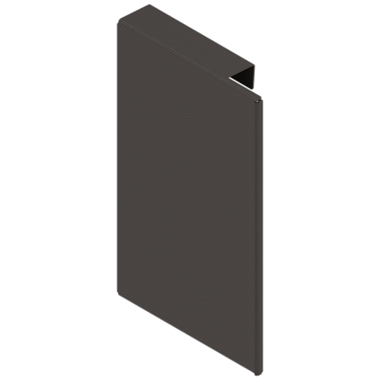 LEGRABOX, Заглушка для держателя фасада внутреннего ящика, высота М, лев., сталь, гавана коричневый