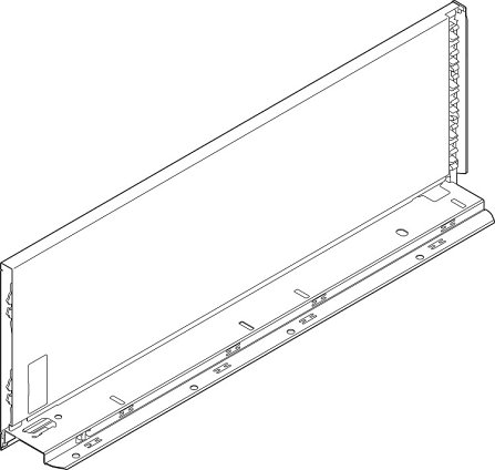 Царга LEGRABOX pure, высота C (177 мм), НД=300 мм, левая, белый-шелк