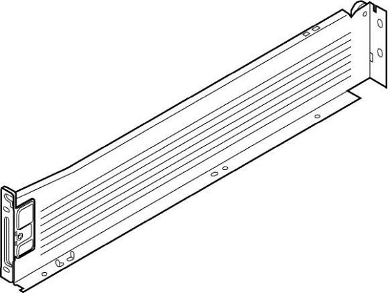 METABOX, Царга М, 86/270 мм, 25 кг, серая, лев.