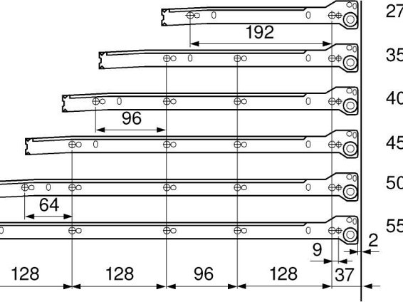 METABOX, комплект царг К, 118/550 мм, 25 кг, кремовые