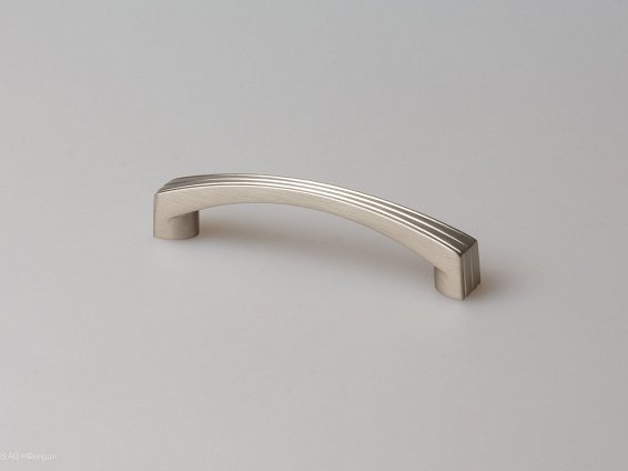 Erika мебельная ручка-скоба 96 мм атласный никель