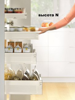 Внутренний ящик METABOX (высота N 54, глубина 450 мм) кремовый