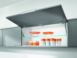 Подъемный механизм, AVENTOS HK-XS 2x15 со смежными петлями и прямыми ответными планками