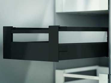 Внутренний ящик TANDEMBOX antaro с TIP-ON BLUMOTION (высота С 192, глубина 350 мм, вес ящика до 20 кг), черный