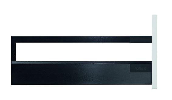 Ящик TANDEMBOX antaro с TIP-ON BLUMOTION (высота С 192, глубина 350 мм, вес ящика от 10 до 30 кг), крепление под саморезы, черный